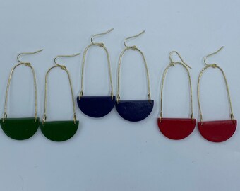 Clay and Wire Earrings