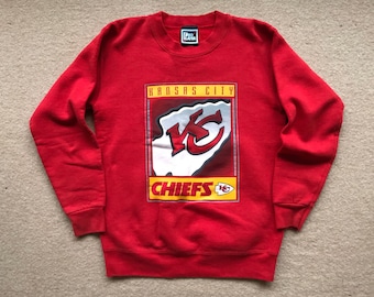Kansas City Chiefs Sweatshirt – Pro Player – Vintage 1990s – Size Youth 14/16