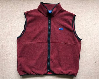 Penfield Zip-Up Fleece Vest – Made in USA – Vintage 1990s – Size X-Large