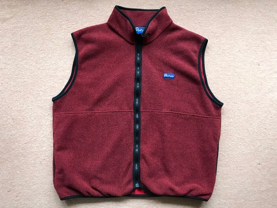 Penfield Zip-up Fleece Vest Made in USA Vintage 1990s - Etsy