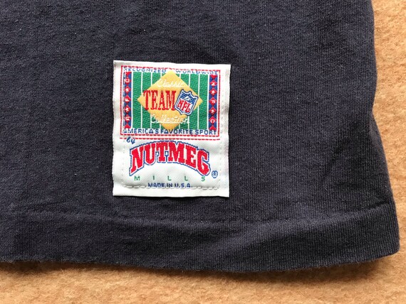 Vintage 90'S Nutmeg Dallas Cowboys Print Sweatshirt, Made in USA, Men's Size Large cotton navy blue type Vintage Second Hand main image 0