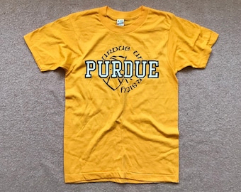 Vintage 70s Purdue '77' Jersey T-shirt Champion Blue Bar - Etsy
