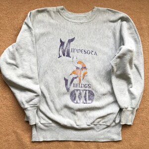 Vintage 90 s NFL Minnesota VIKINGS Sweatshirt Vintage 