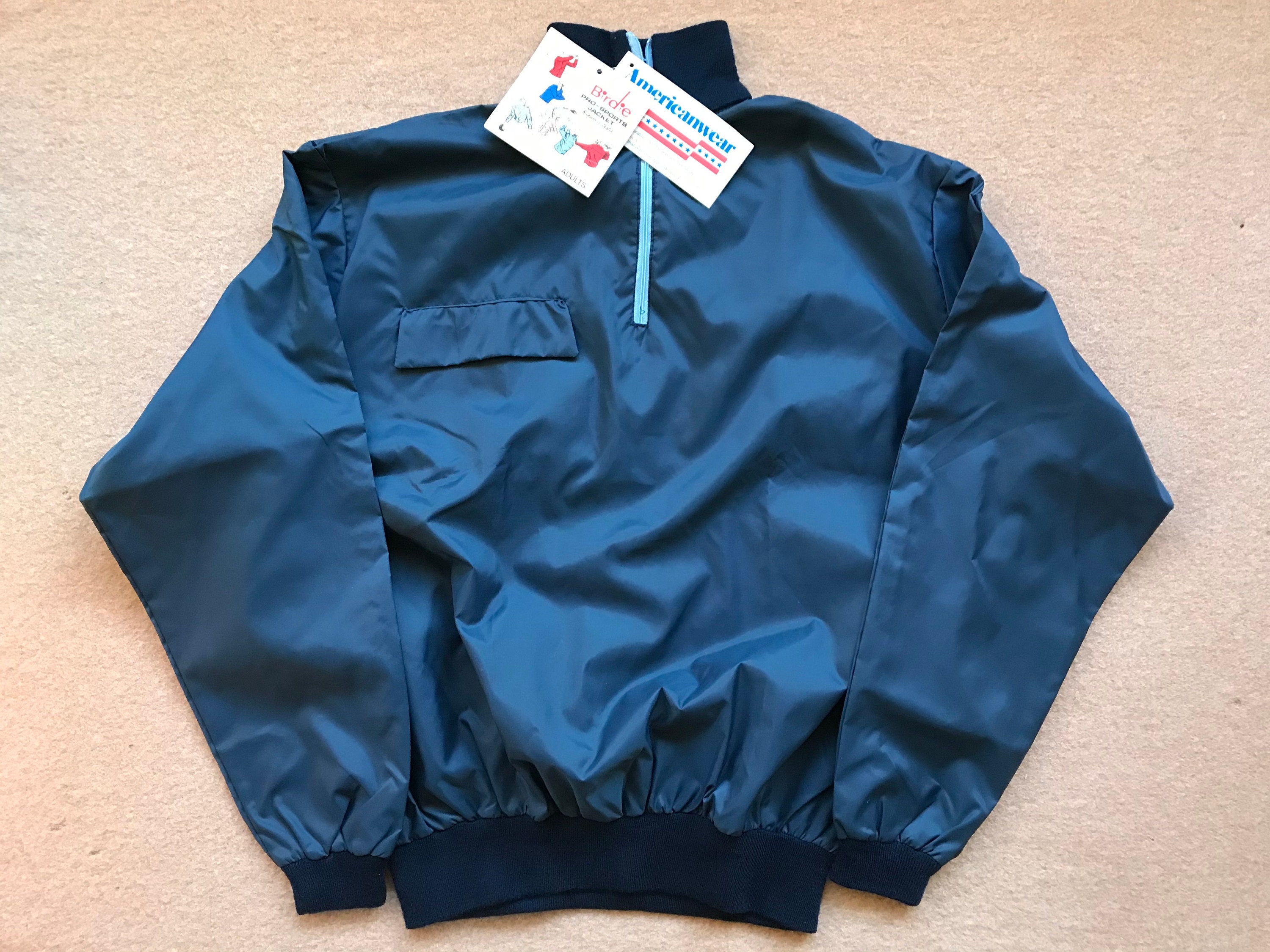 nylon quarter zip pullover