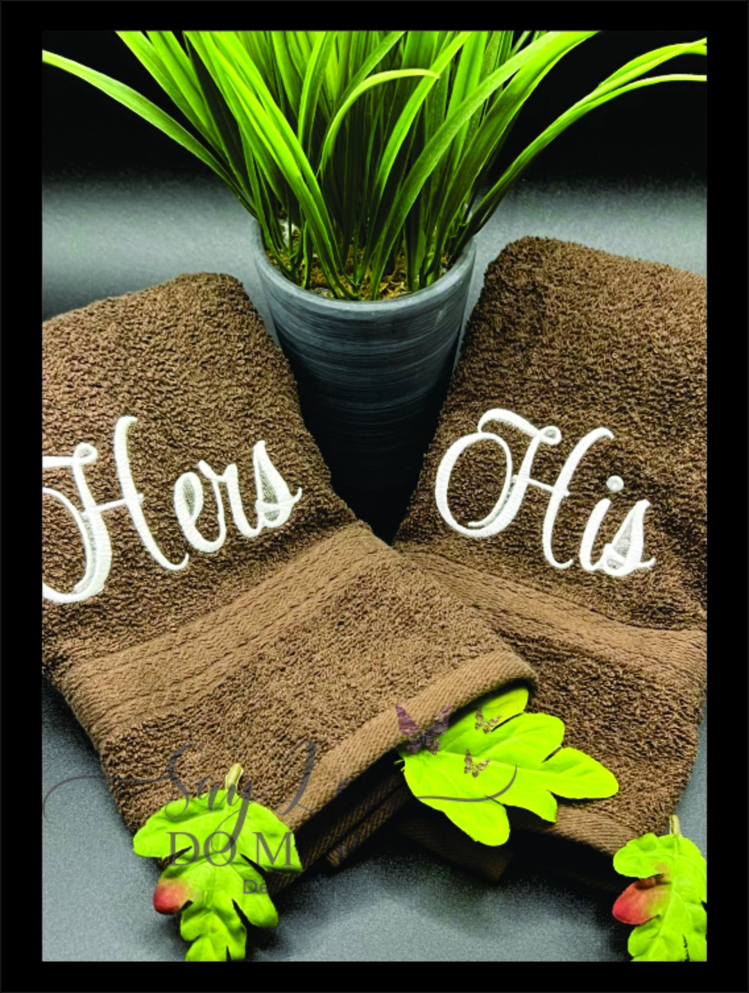 His and Hers Bath Towel Set Mr and Mrs Towelsbath Towel Set Wedding