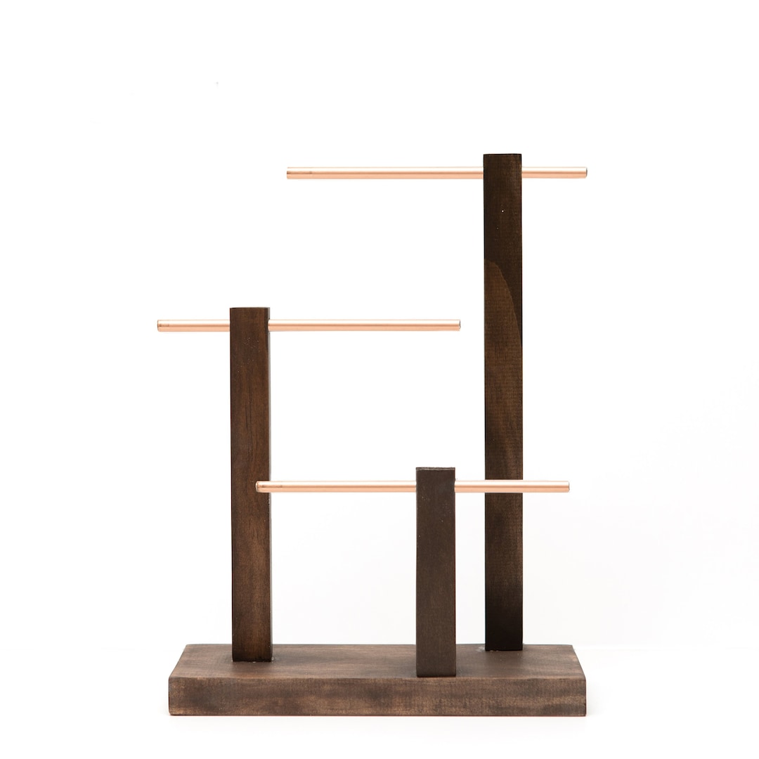 BEST SELLING - BROWN Darcy Jewelry Stand- Gold, Silver, or Copper ...