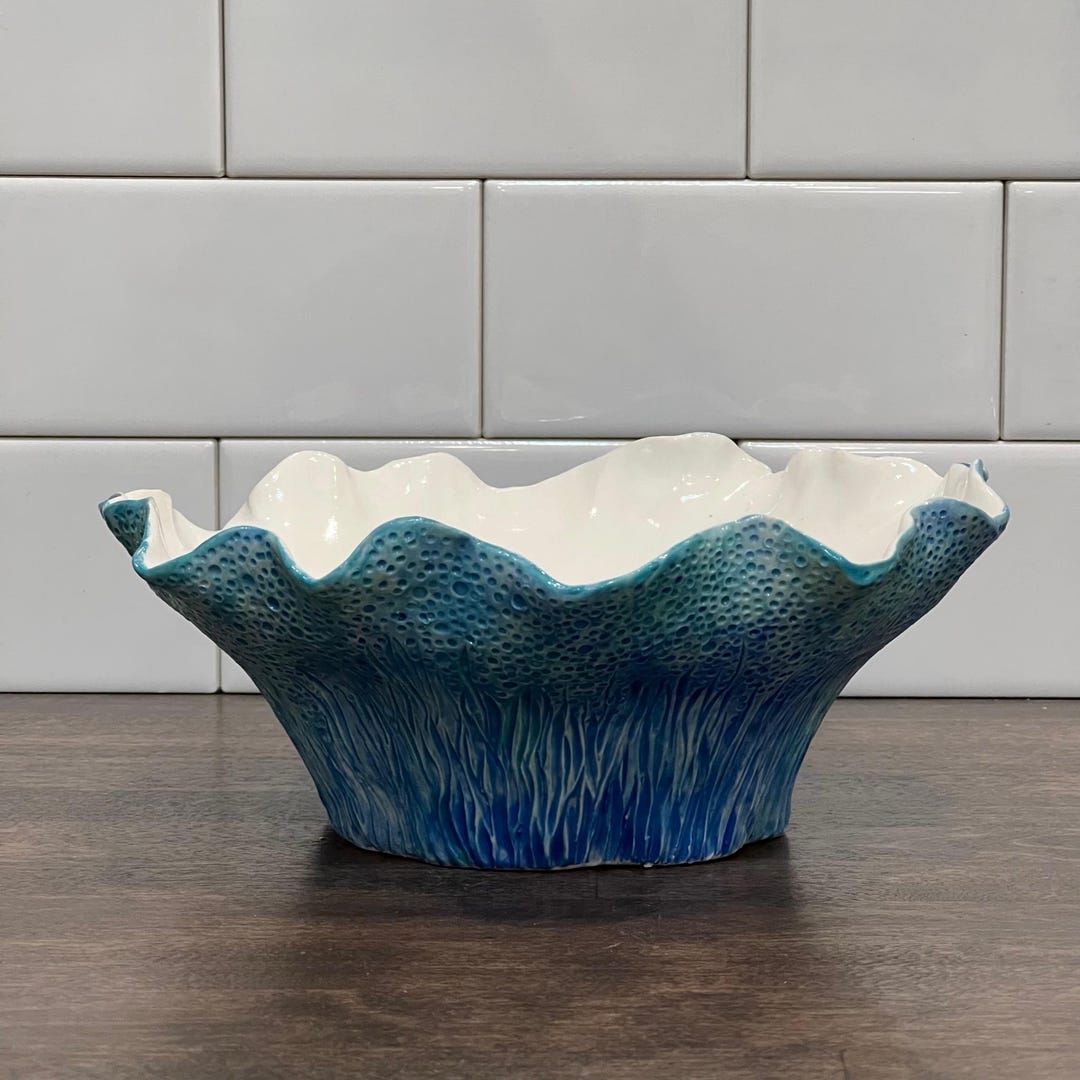 BEST SELLING, Wheel Thrown and Hand Carved Ceramic Bowl, Unique Gift ...