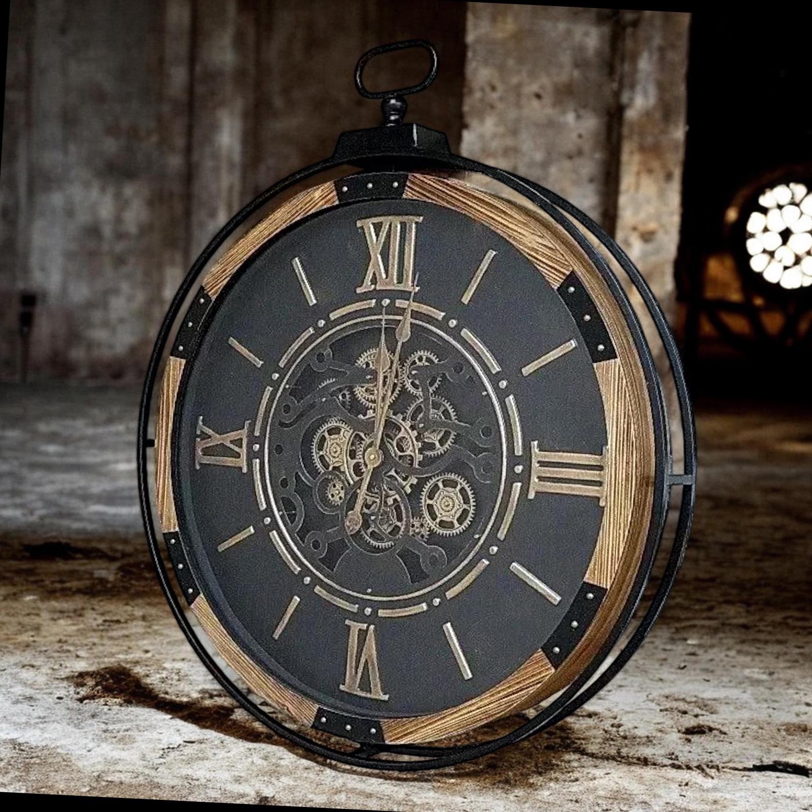 Photo inspiration: Fresh Look at Large Industrial Wood Metal Wall Clock