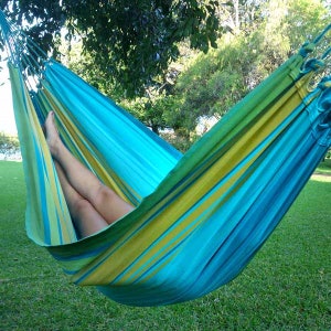 Cotton Fairtrade Single Hammock Mandarina 230 x 130 cm