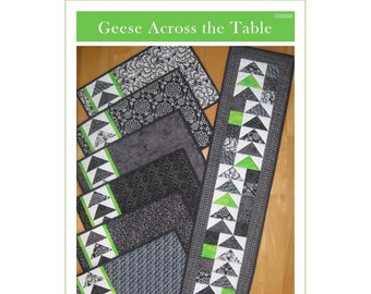 Geese Across the Table Placemat and Table Runner Pattern / PDF download