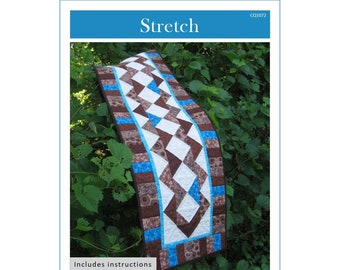 Stretch Table Runner quilt pattern PDF download