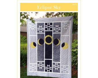 Eclipse Sky Quilt Pattern PDF-Download