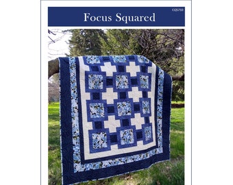 Focus Squared quilt pattern PDF download