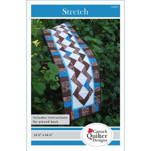 Stretch Table Runner quilt pattern PDF download