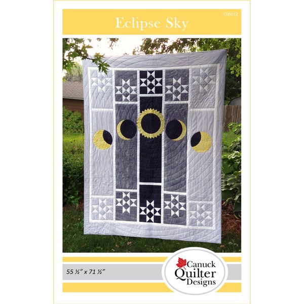 Eclipse Sky Quilt Pattern PDF-Download