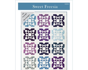 Sweet Freesia Quilt Pattern PDF Download