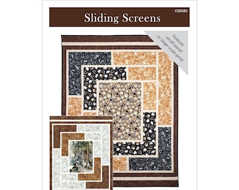 Sliding Screens Quilt Pattern PDF download