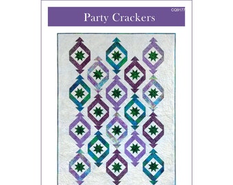 Party Crackers Quilt Pattern - PDF download