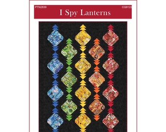 Ich sehe Laternen Quilt Anleitung / PDF download