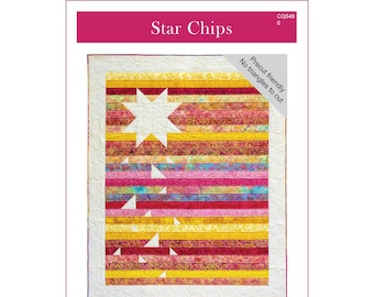 Star Chips Quilt Pattern PDF download
