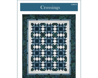 Crossings Quilt Pattern - PDF download