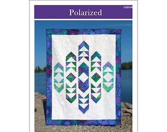 Polarized Throw Quilt Pattern / PDF download