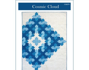 Cosmic Cloud quilt pattern - PDF download