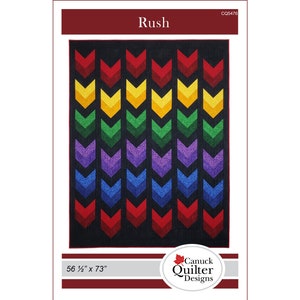 Rush Quilt Pattern PDF download image 1