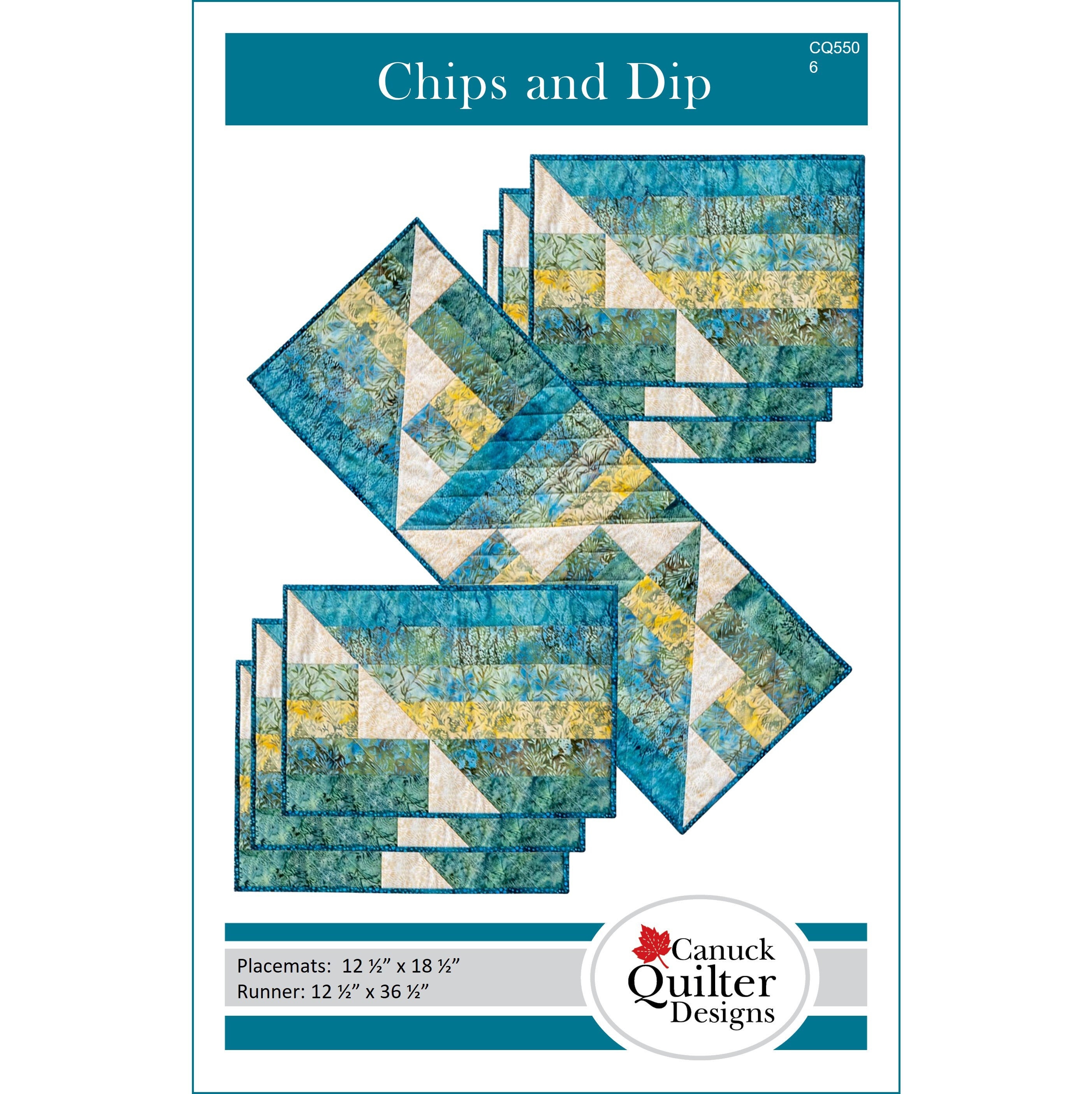 Chips and Dip Placemats and Runner Pattern PDF Download Etsy