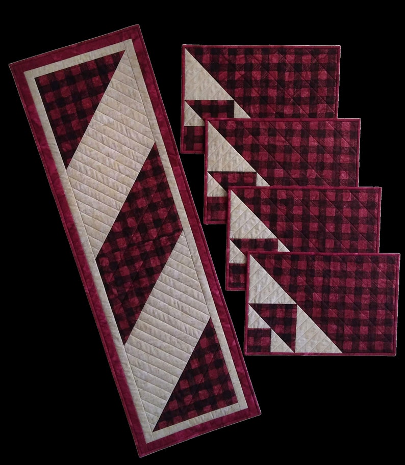 Breadcrumbs Placemats and Runner Pattern PDF Download Etsy