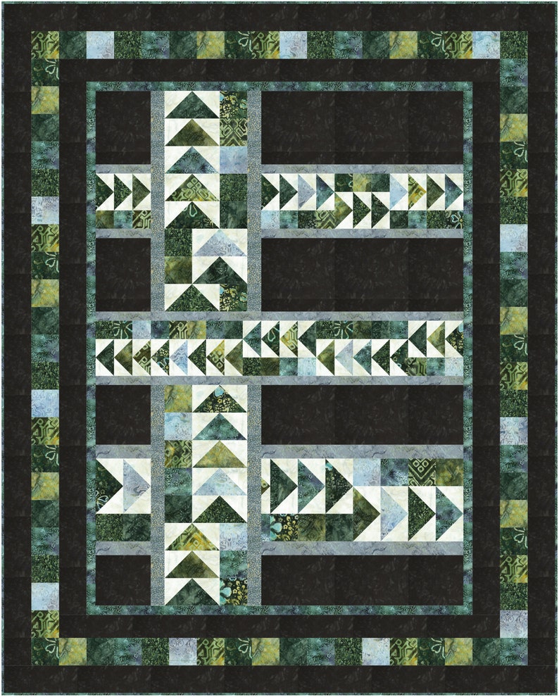 Connecting Geese Quilt Pattern / PDF download image 3