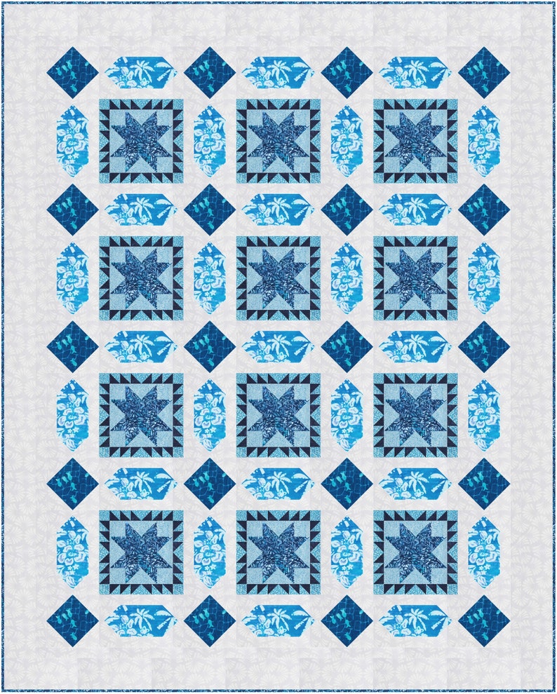 Starlit Courtyard Quilt Pattern PDF download image 7