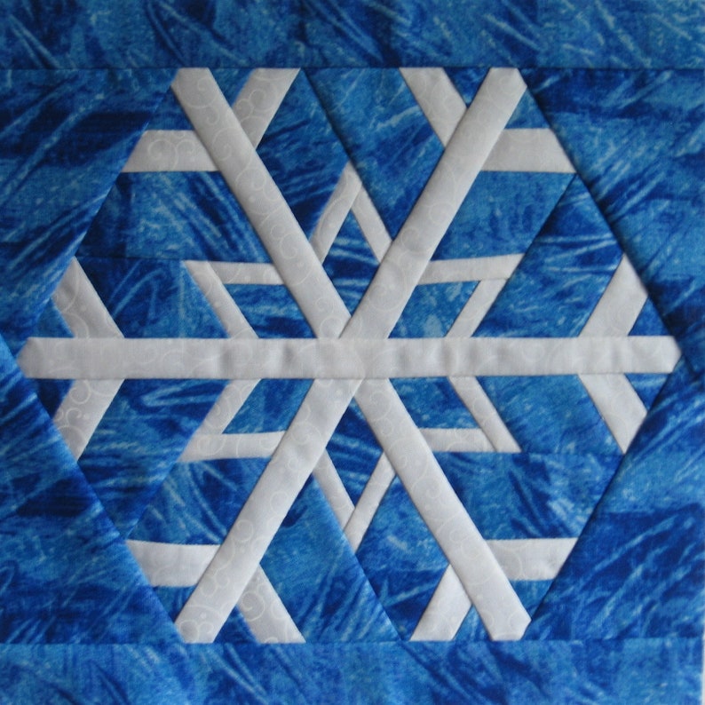 Snowflake Blocks Complete Set quilt pattern PDF download image 4