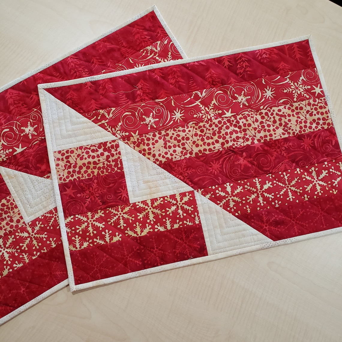 Chips and Dip Placemats and Runner Pattern PDF Download Etsy