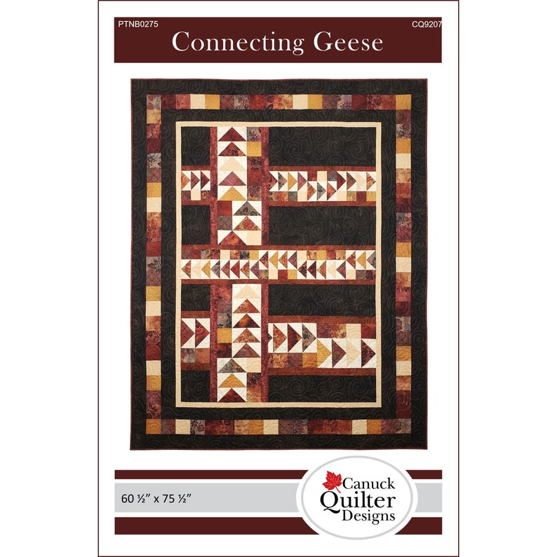 Connecting Geese Quilt Pattern / PDF download image 1