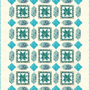 Starlit Courtyard Quilt Pattern PDF download image 8