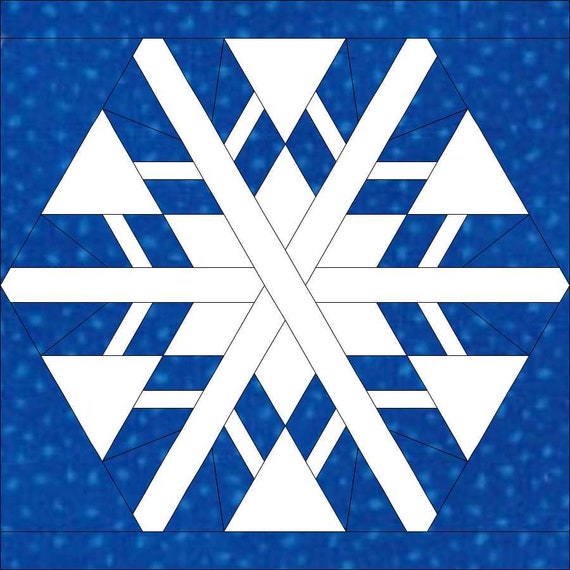 Snowflake Sampler Set 2/ Quilt Block Patterns/ Foundation Paper Piecing -  Etsy