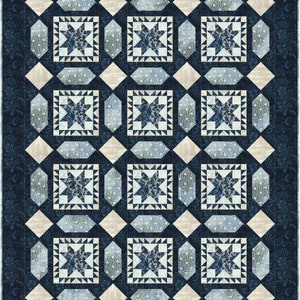 Starlit Courtyard Quilt Pattern PDF download image 9