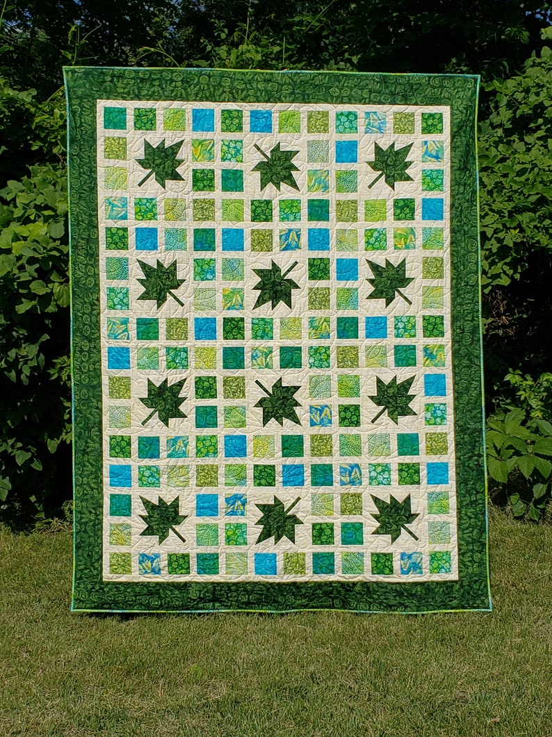 Leafy Pathways quilt pattern PDF download image 3