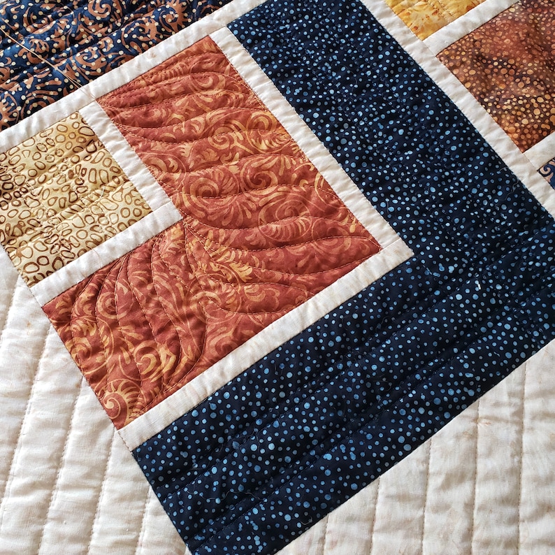 Glacial Throw Quilt Pattern / PDF Download Etsy