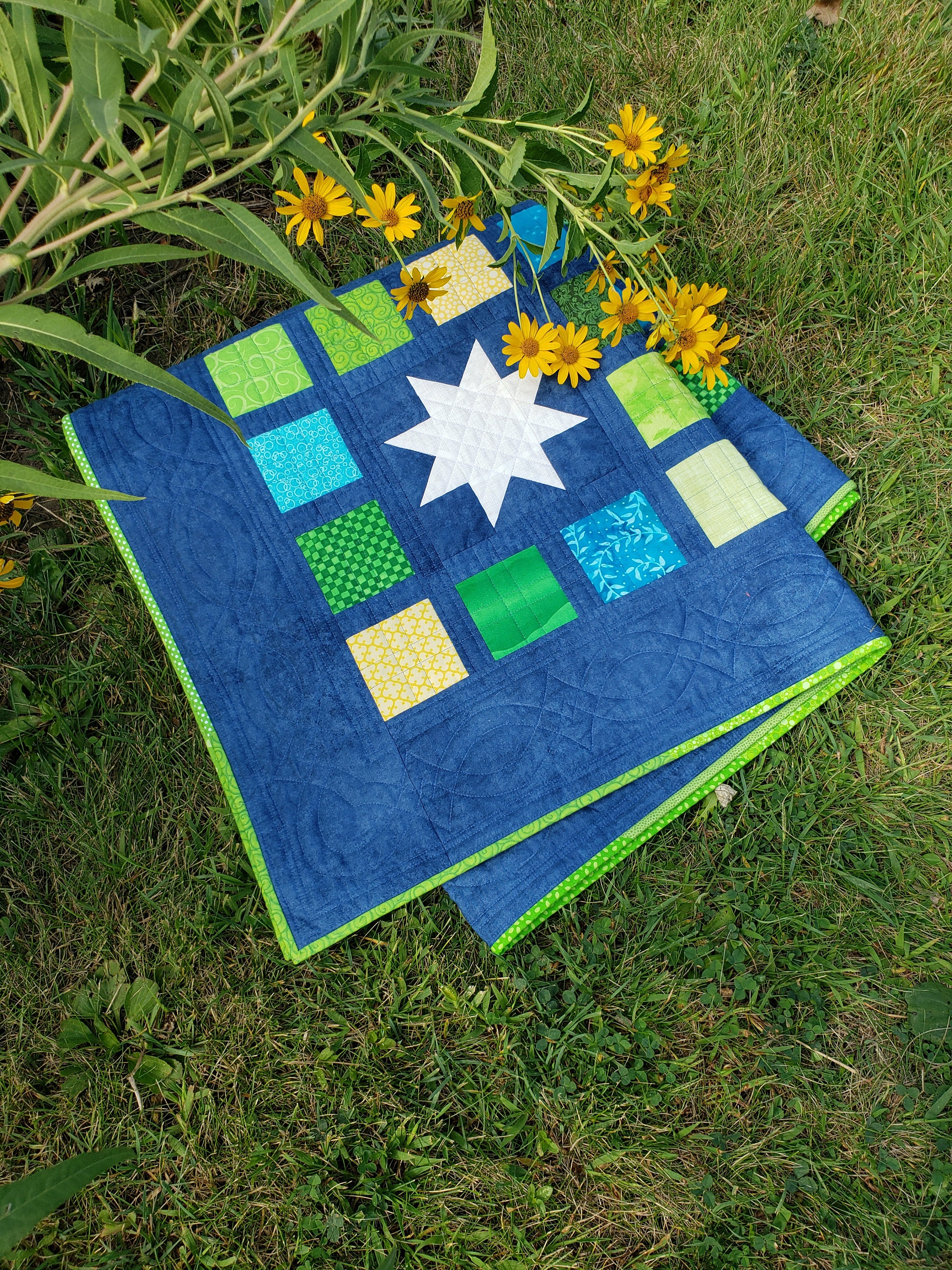 Starlit Picnic Quilt Pattern PDF Download - Etsy