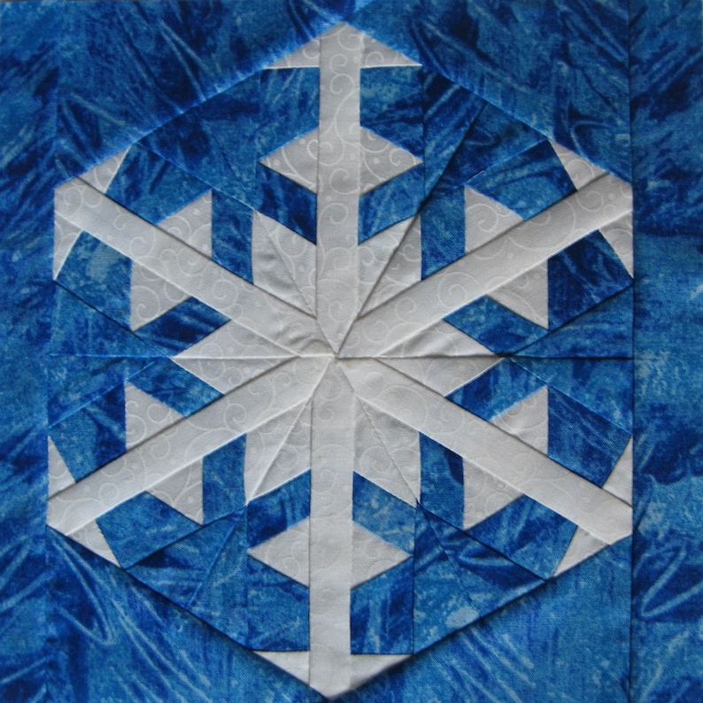 Snowflake Blocks Complete Set quilt pattern PDF download image 7