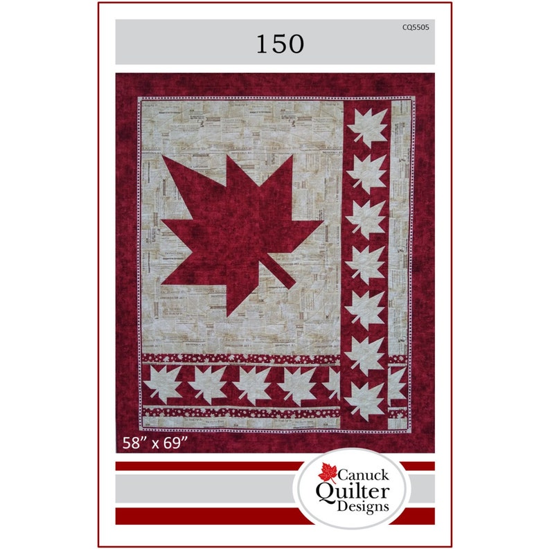 150 Quilt Pattern Canada quilt fall quilt throw quilt PDF download Canuck Quilter Designs