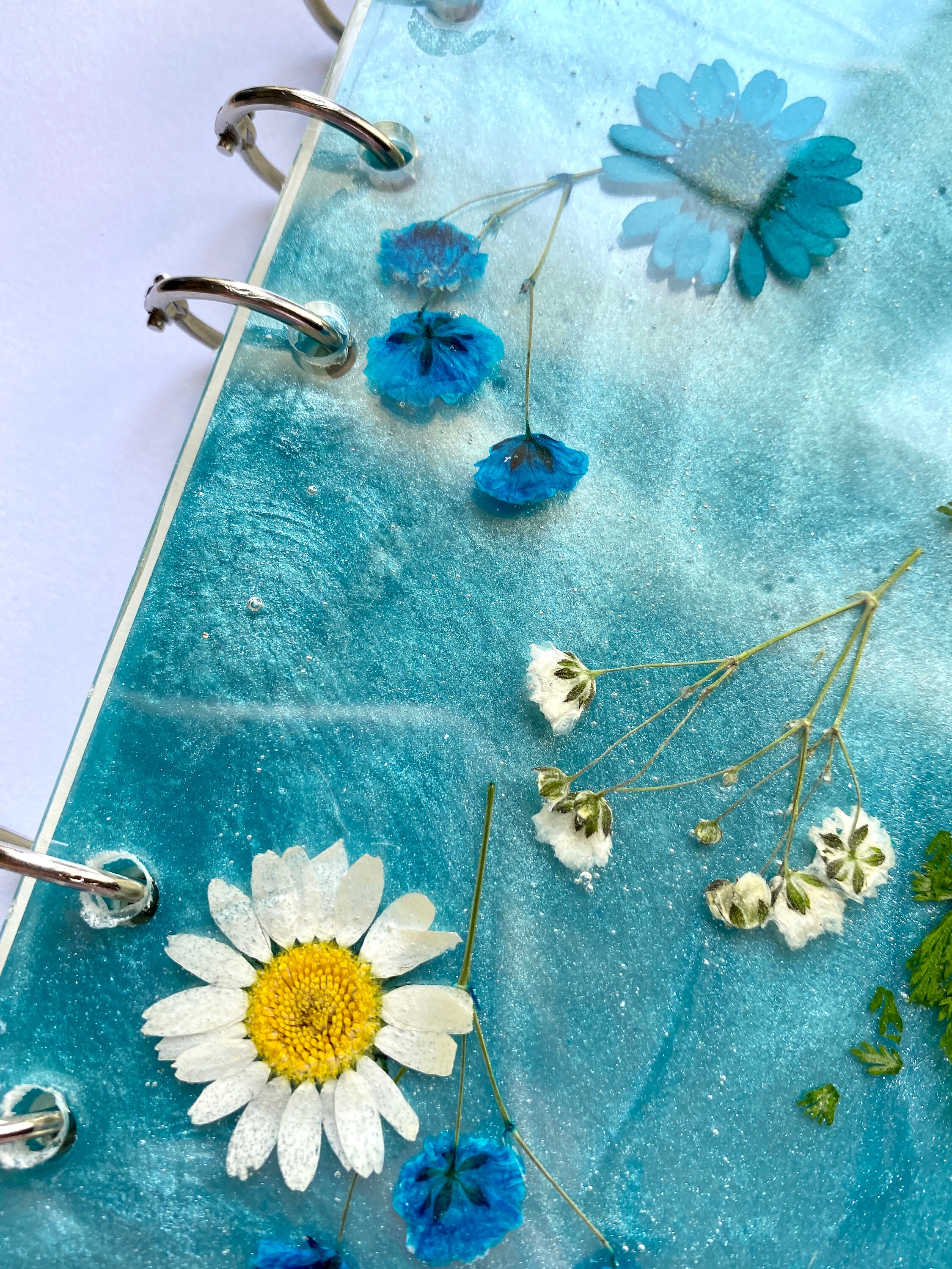 Resin Notebook with Refillable Pages Etsy