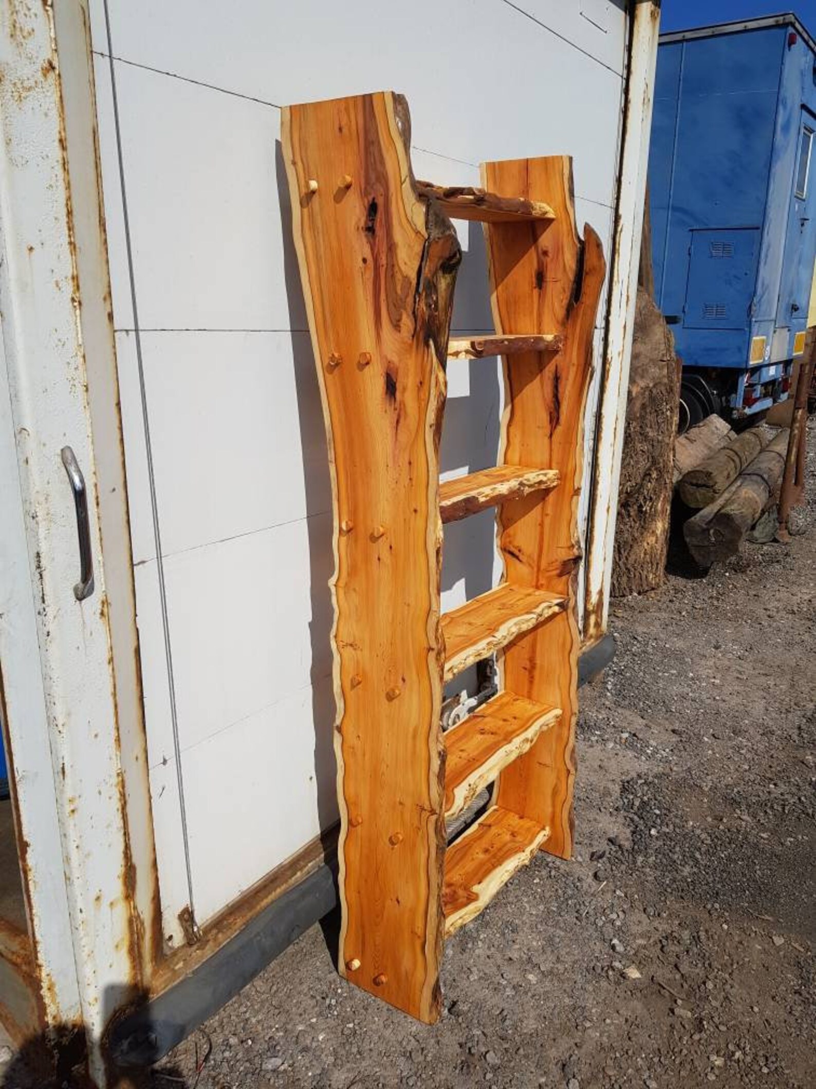 Rustic live edge Hardwood shelving Etsy