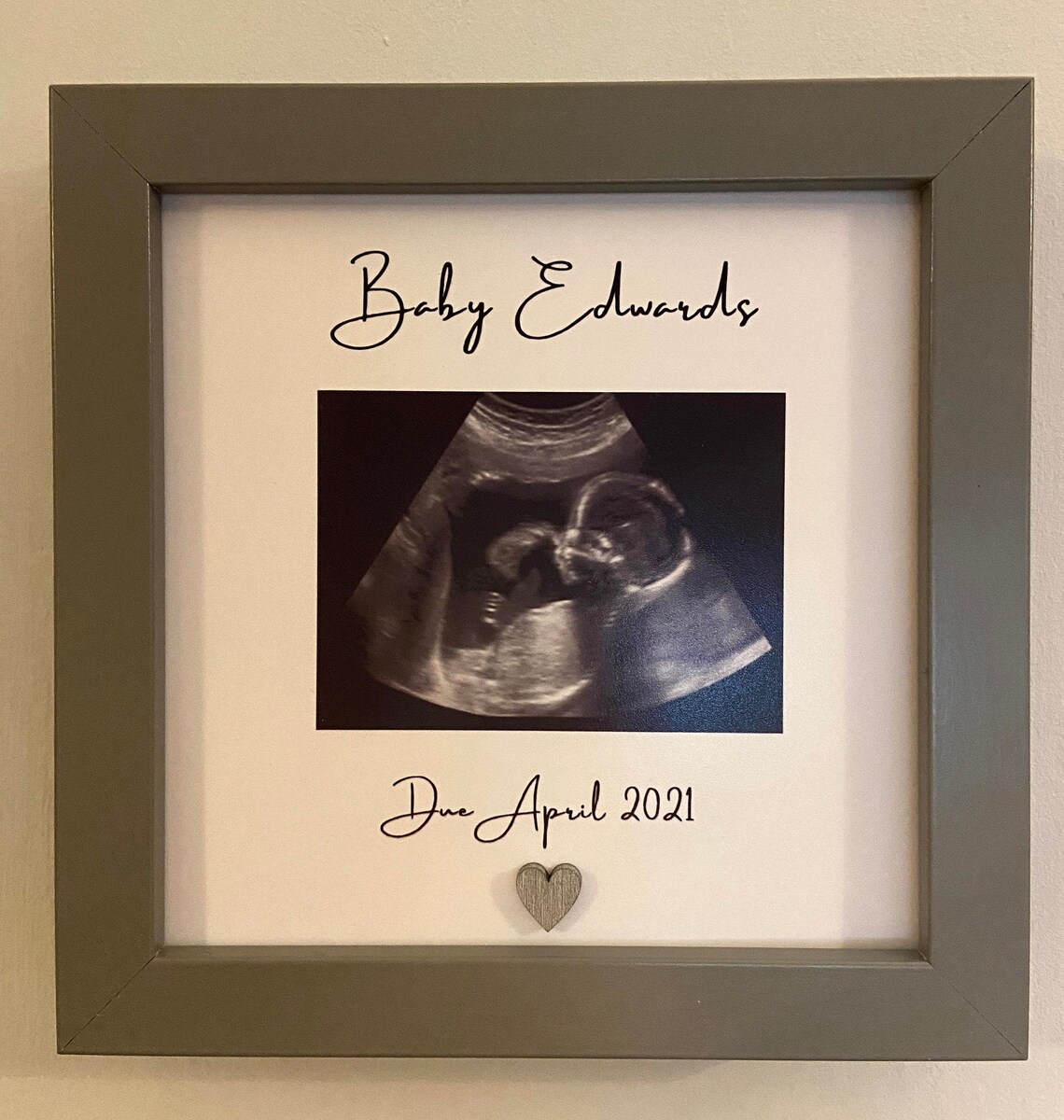 Baby Scan Photo Frame Perfect for Pregnancy Reveal Etsy