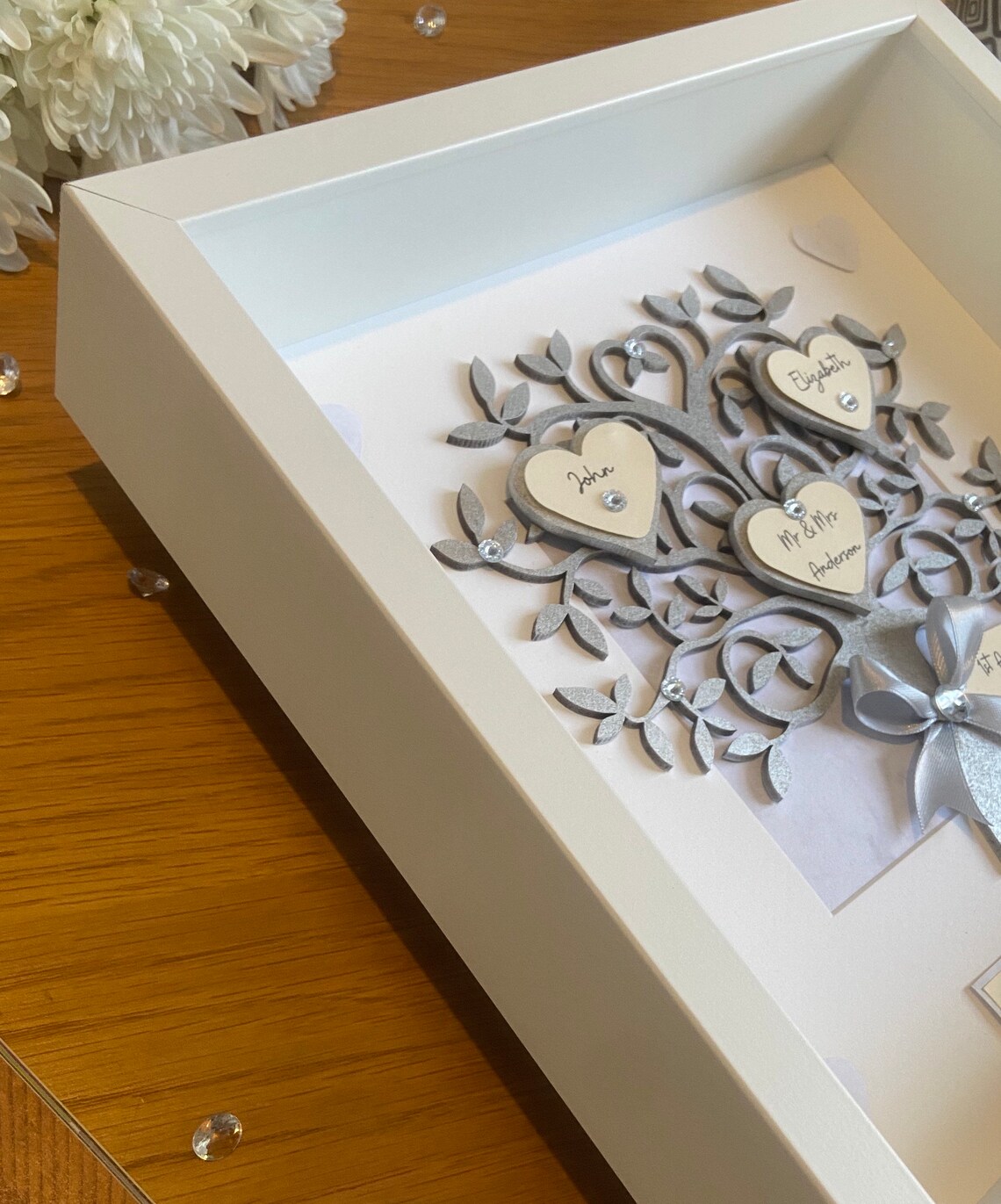 Personalised Platinum 70th / 70 Years Married Wedding Etsy