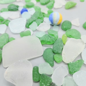 Genuine Sea Glass 123 Pieces Authentic Ocean Tumbled