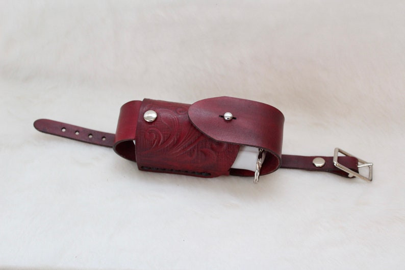 Leather Mace Holder Etsy