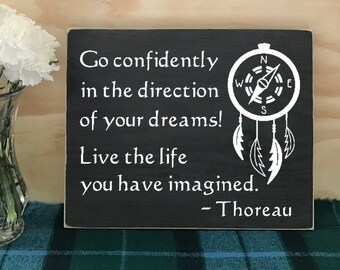 Live The Life You Have Imagined Etsy